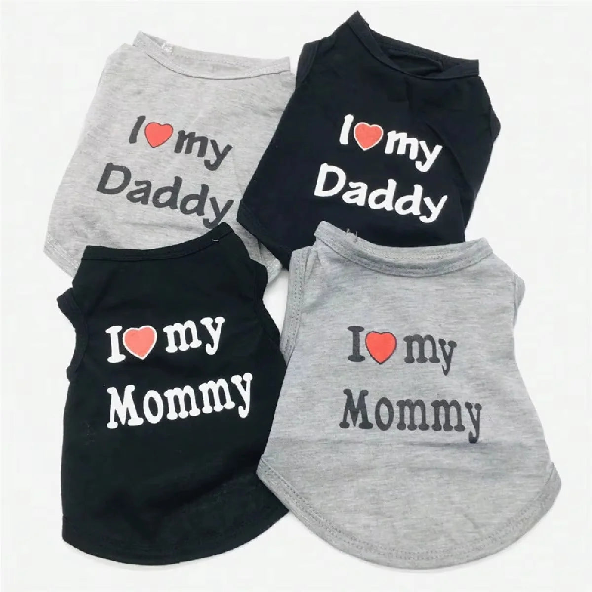 Cute pet vest expresses love while keeping pets stylish daily.