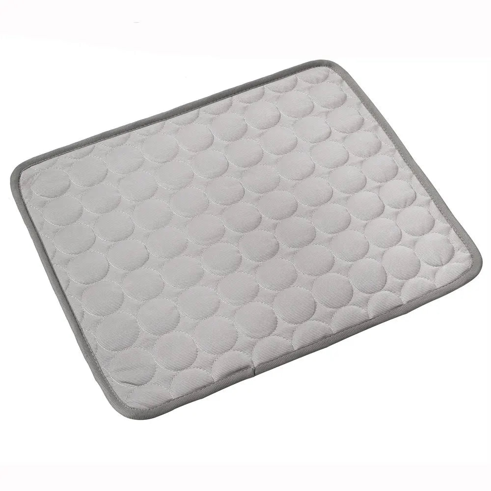 Cooling mat keeps pets comfortable and refreshed during hot summer days.