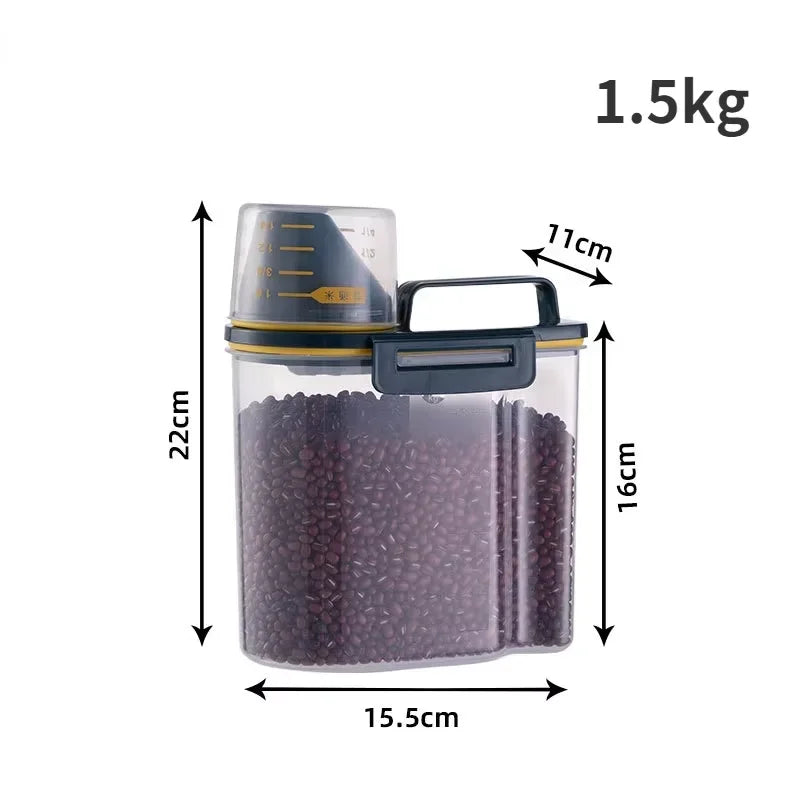Moisture-proof food container keeps pet food fresh and organized daily.
