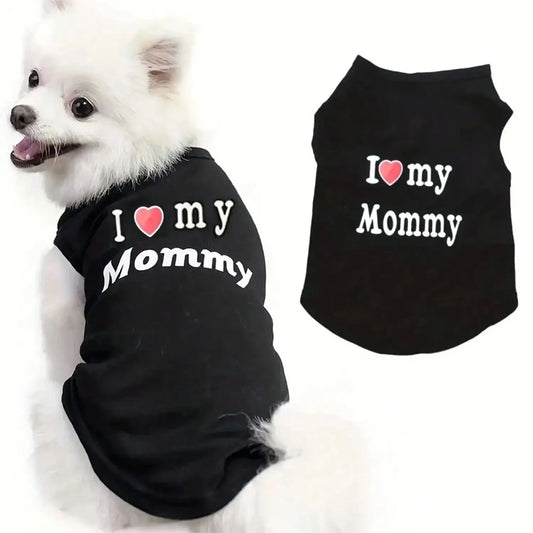 Cute pet vest expresses love while keeping pets stylish daily.