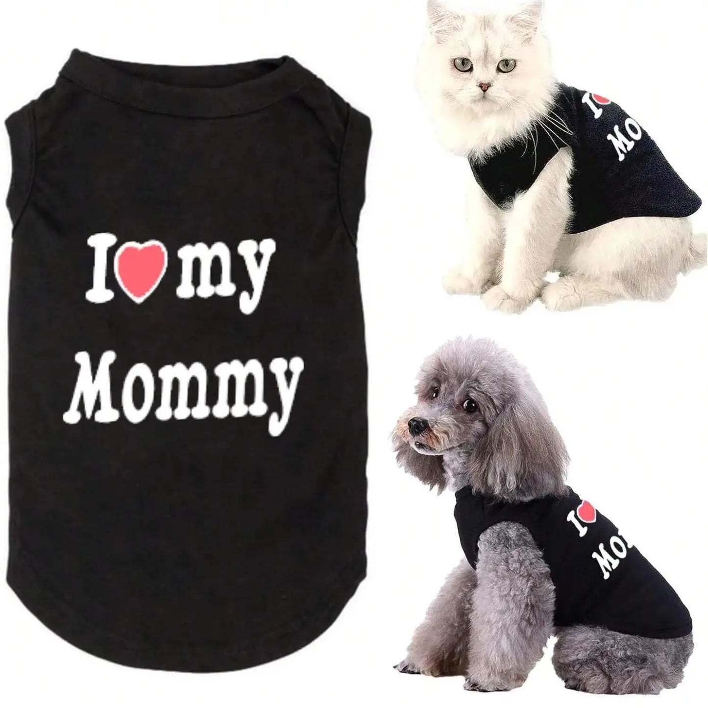 Cute pet vest expresses love while keeping pets stylish daily.
