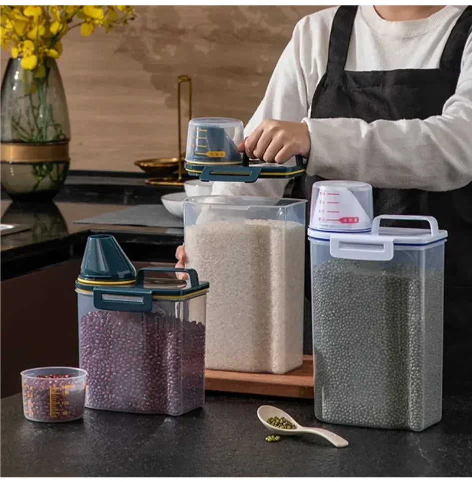 Moisture-proof food container keeps pet food fresh and organized daily.