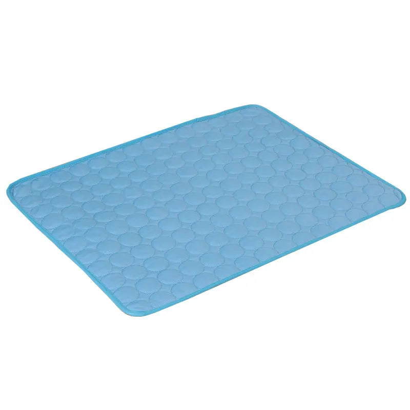 Cooling mat keeps pets comfortable and refreshed during hot summer days.