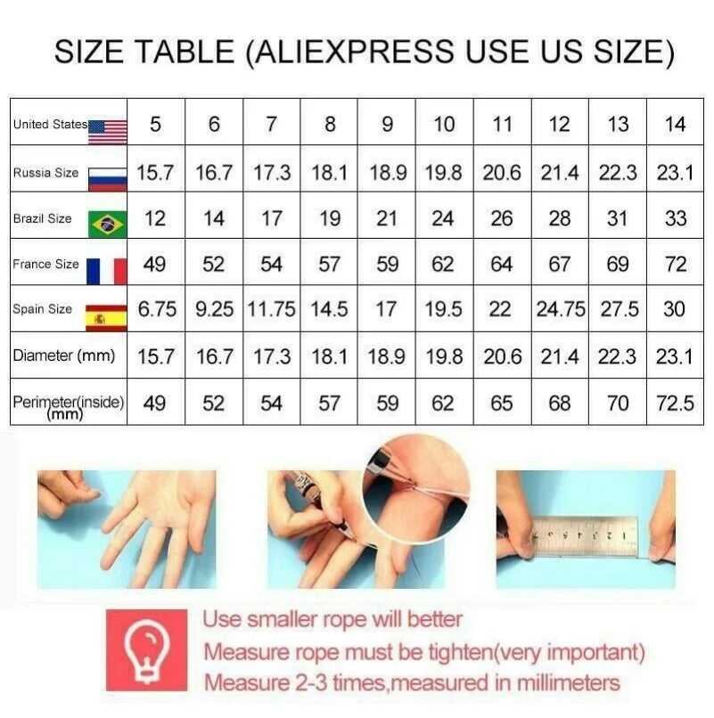 Classic stainless steel ring, many gemstone colors, fashionable high-quality unisex.