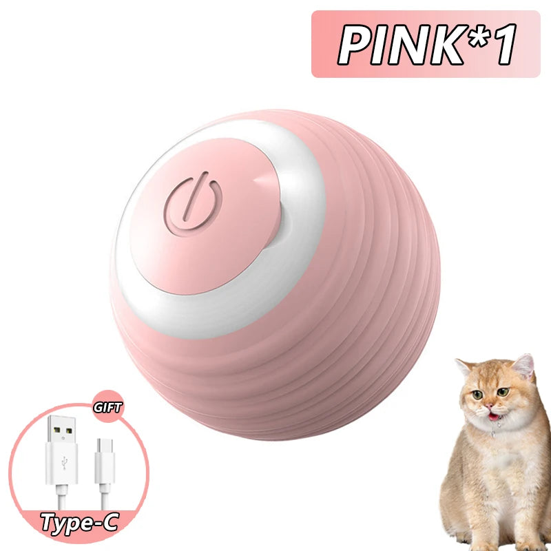 Smart rolling ball entertains pets, encouraging exercise and natural instincts.