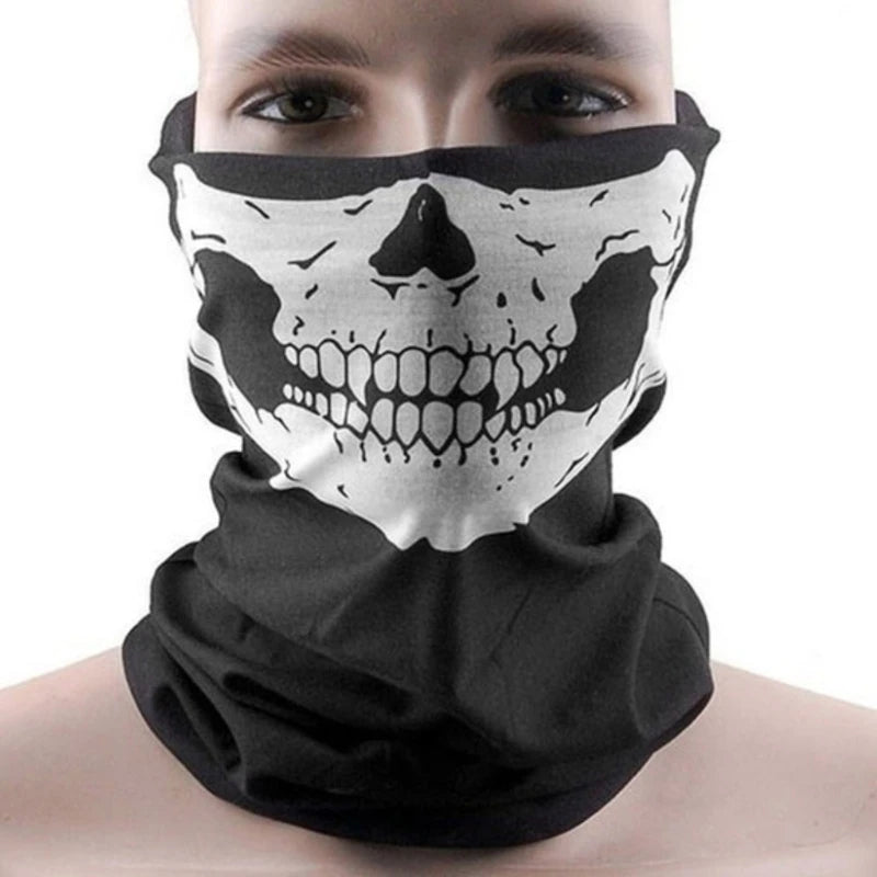 Halloween Skeleton Gloves Skull Face Mask