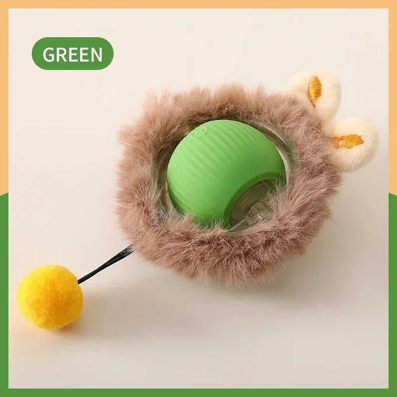 Smart rolling ball entertains pets, encouraging exercise and natural instincts.