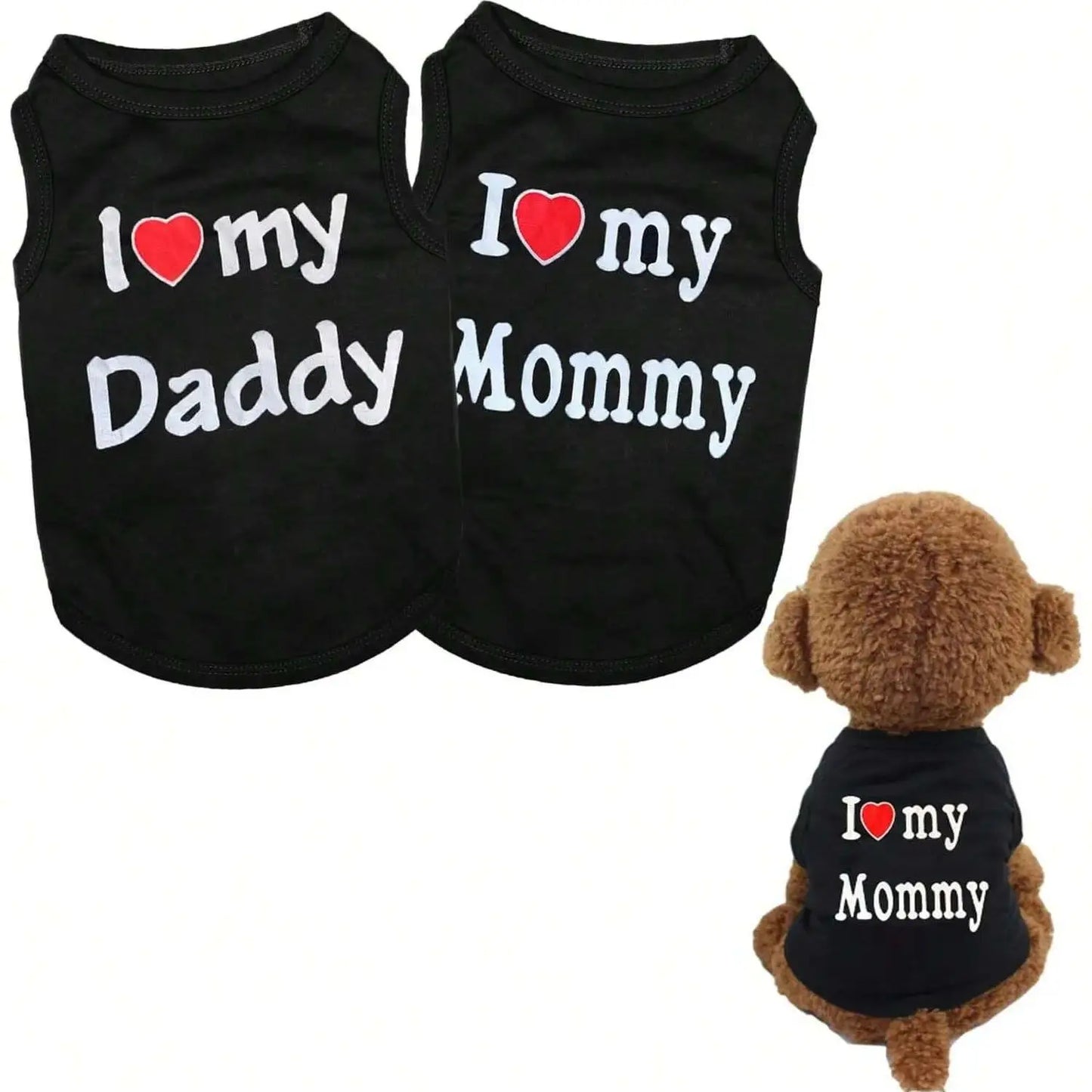 Cute pet vest expresses love while keeping pets stylish daily.