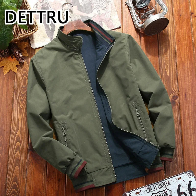 2024 Spring Autumn Men Double Sided Jacket