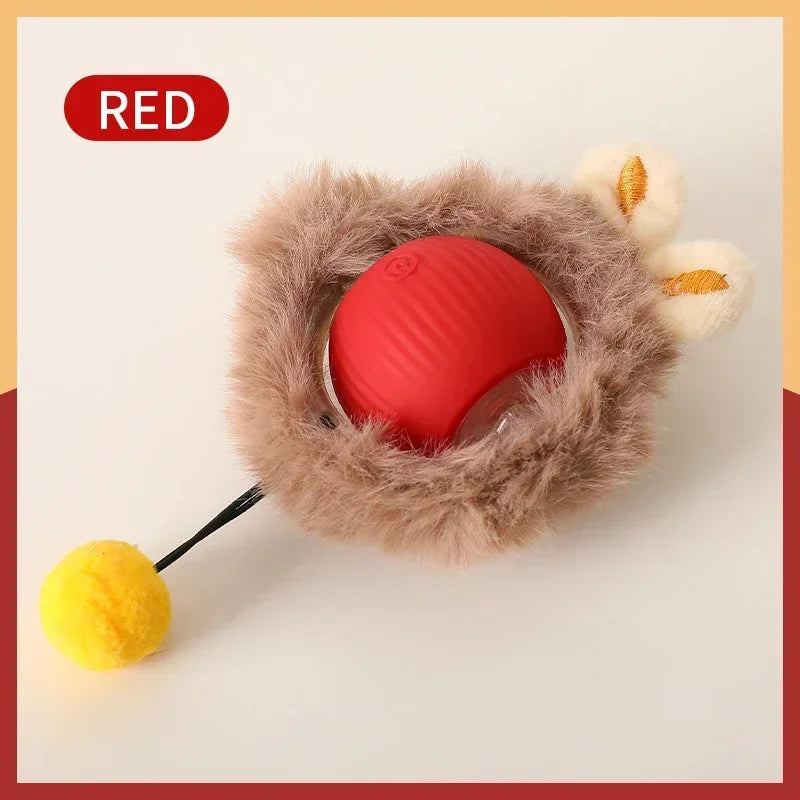 Smart rolling ball entertains pets, encouraging exercise and natural instincts.